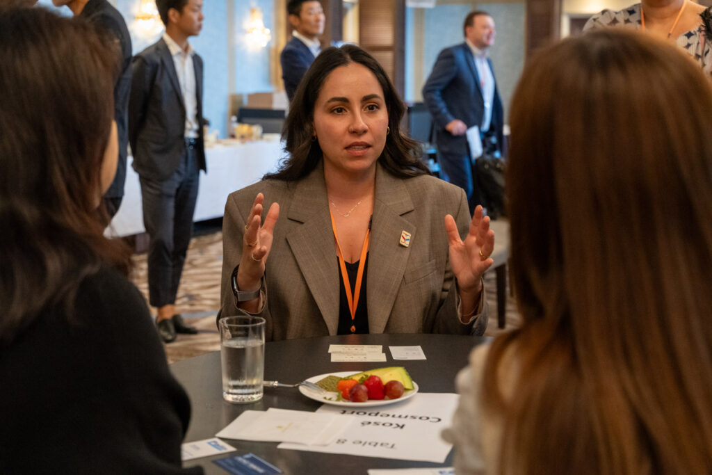 Image: Karina Durham, CEO, at GlobalCom PR Annual Meeting in Tokyo, Japan