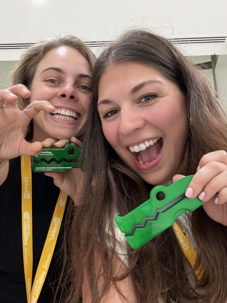  Ana Nazarenko (L) and Tina Kandelaki (R)