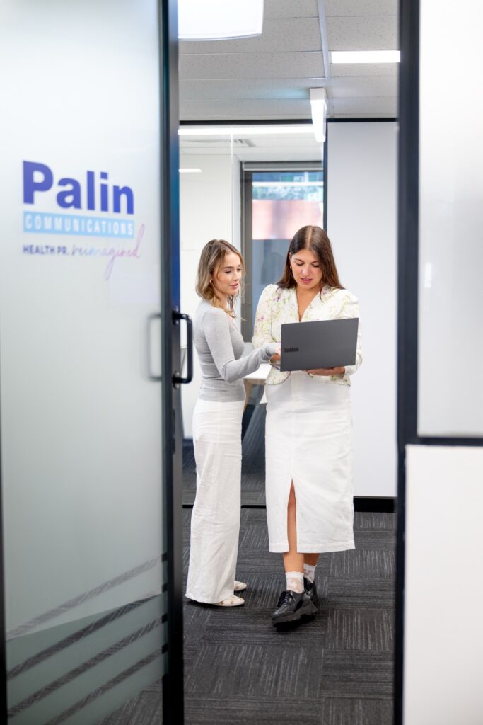 The Palin Communications office entrance